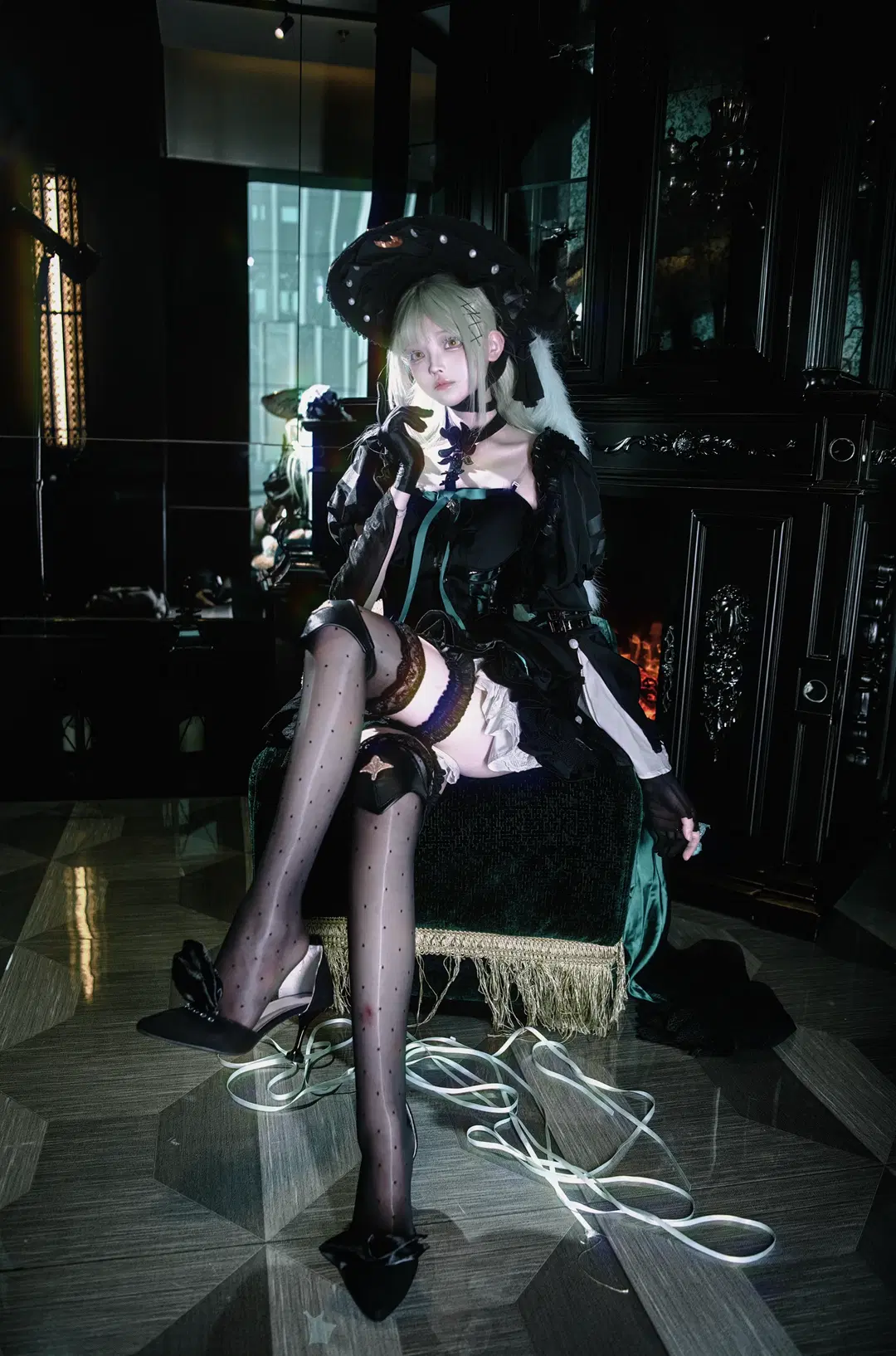 若葉睦コスプレ, 重慶撮影募集, Ave Mujica, 操り人形のイド, ストッキング