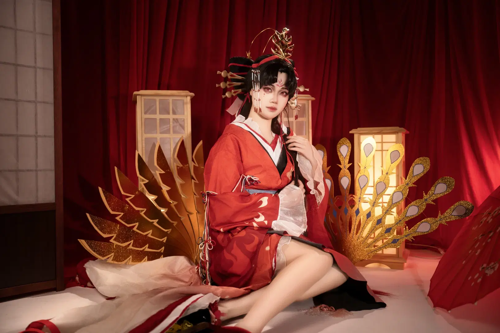 Japanese style cosplay, Shiranui cosplay, Onmyoji, Onmyoji Incentive Program, Glorious Flutter