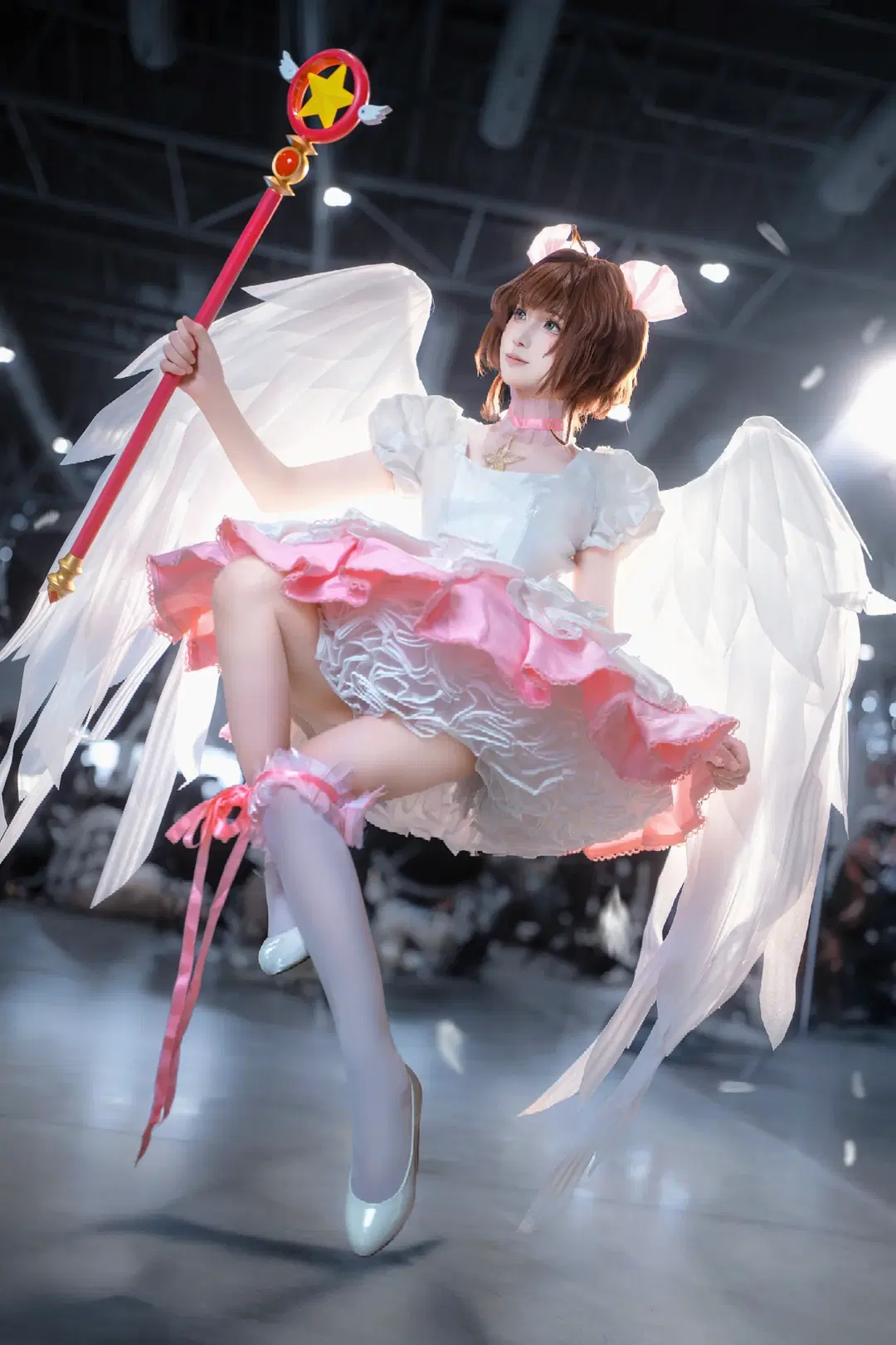漫展場照, 木之本櫻cos, 魔卡少女櫻, 白絲, coser返圖