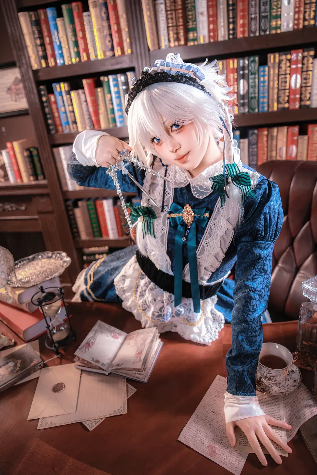 【十六夜咲夜cos】东方Project里的完美潇洒女仆 - 雾雨若叶 - 第3张