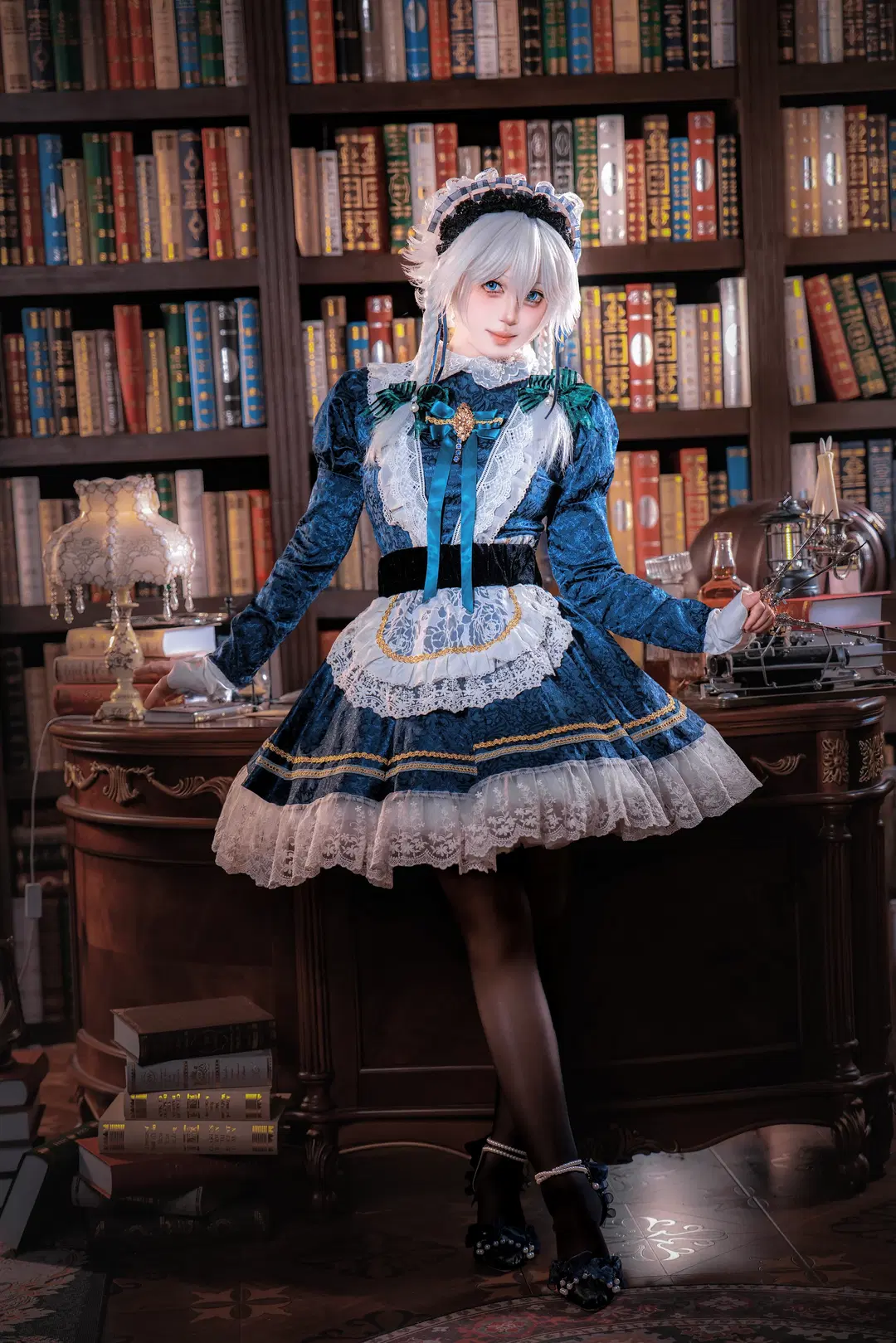 【十六夜咲夜cos】东方Project里的完美潇洒女仆 - 雾雨若叶 - 第4张