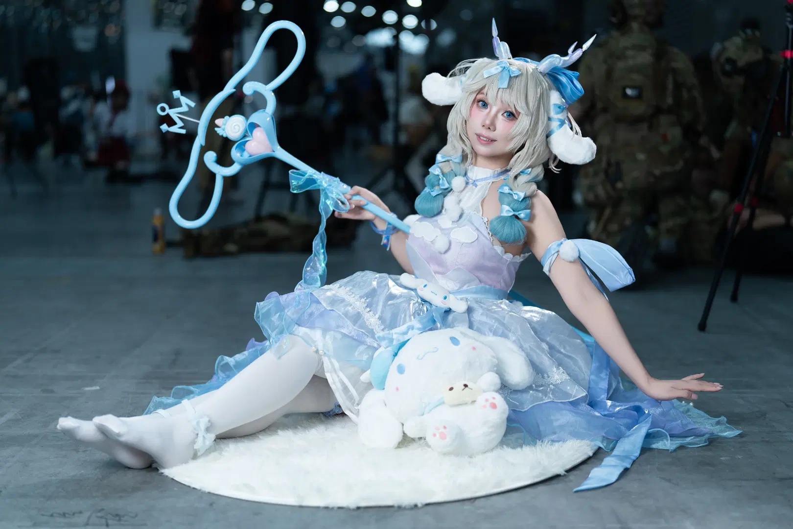 【瑤cos】王者榮耀藍白童話，漫展現場甜度滿格 - 梅林Merlin - 第7張