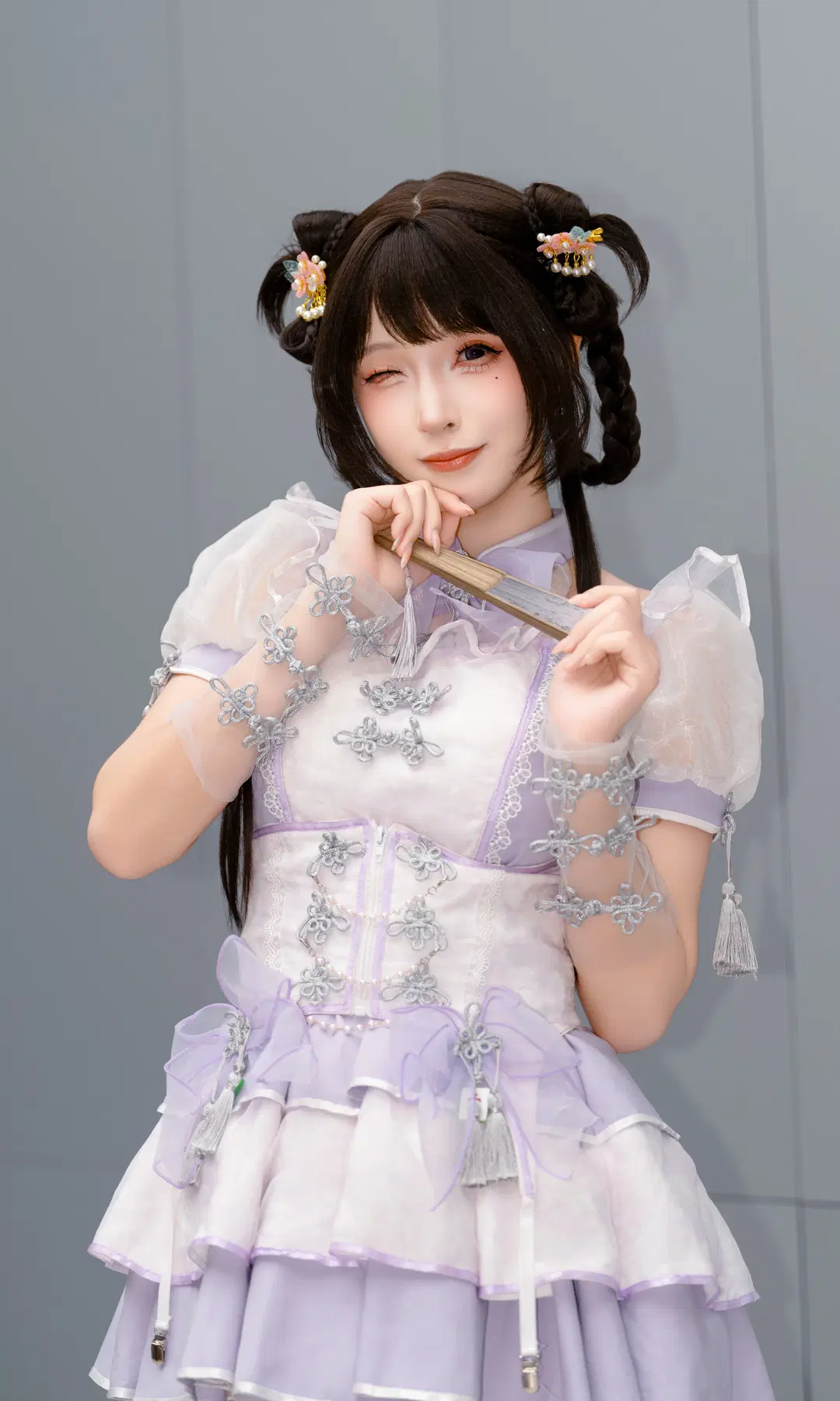 白紫輕紗裙一日店長cos記錄 - 梅林Merlin - 第2張