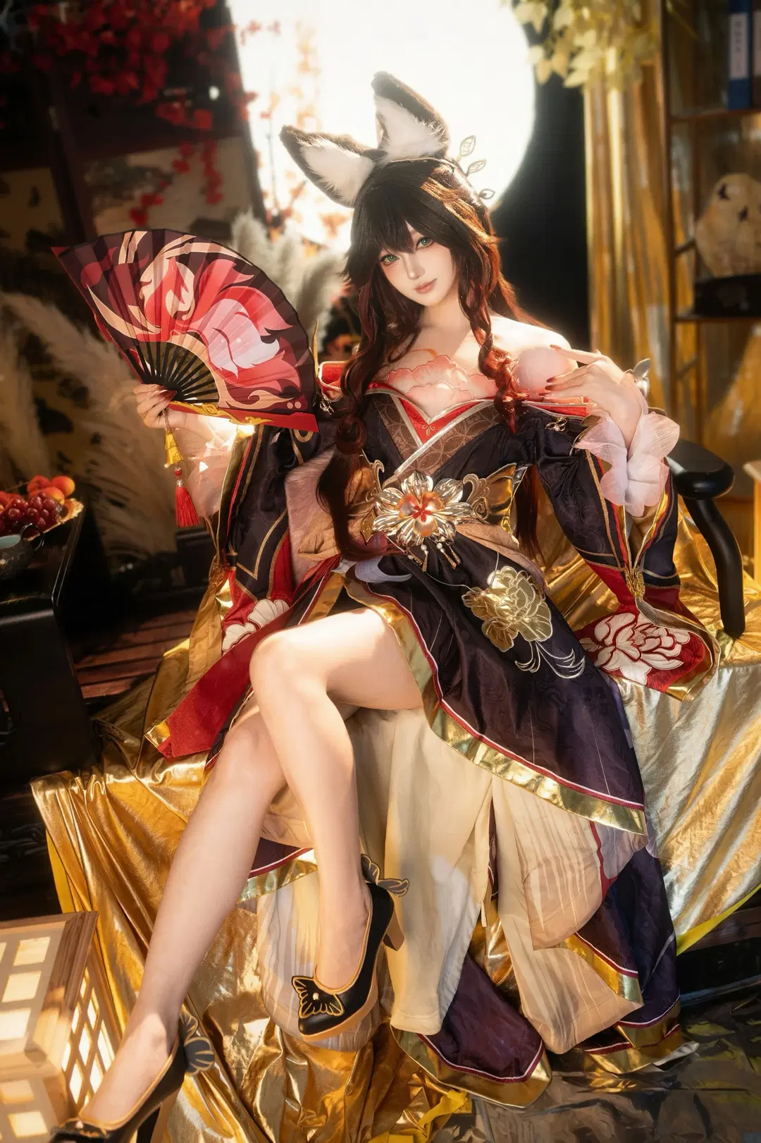 忘归人cos, 星穹铁道, 古风cos, 兽耳娘, 华丽舞台风