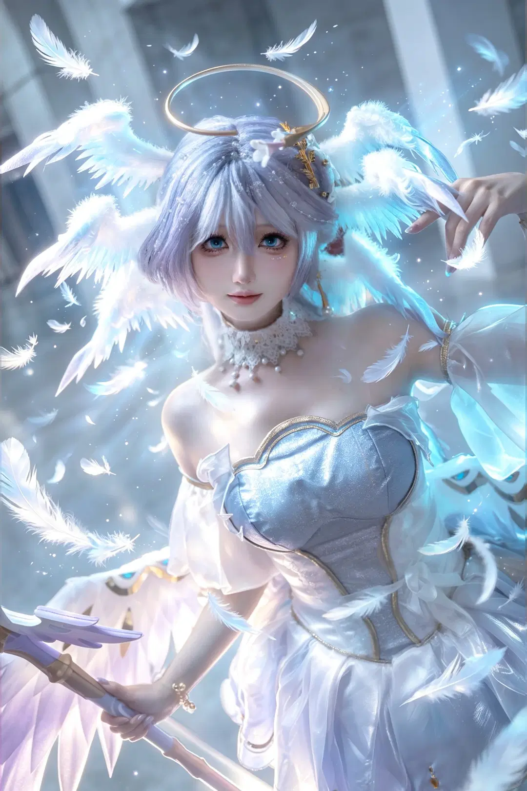 崩坏星穹铁道, 知更鸟cos, 二次元cos, 圣心咏叹调, 场照返图