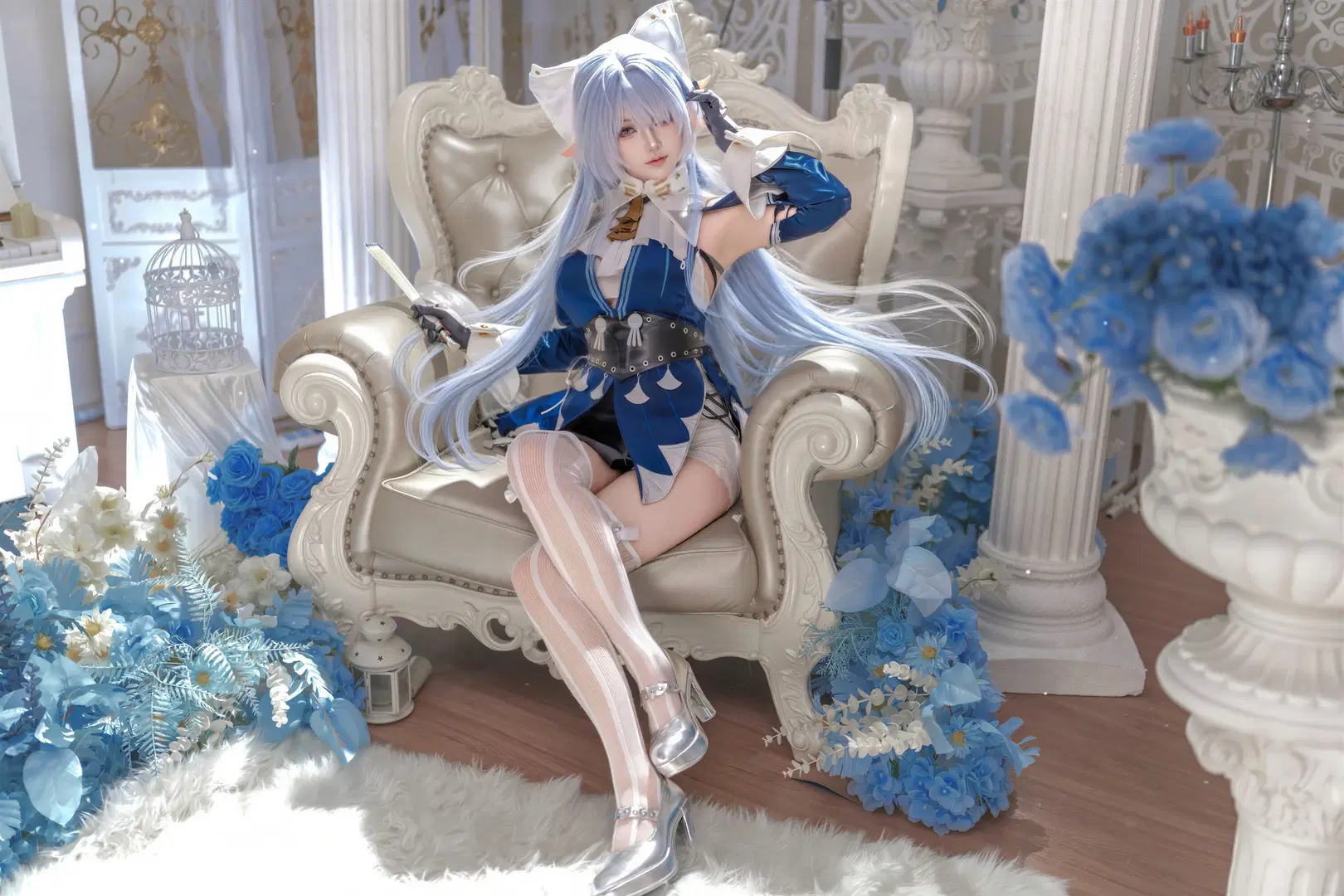 [Velina cosplay] Zenless Zone Zero: The Tea Remains Warm, the Chess Game Is Set by 是_猫呀 - Image 5