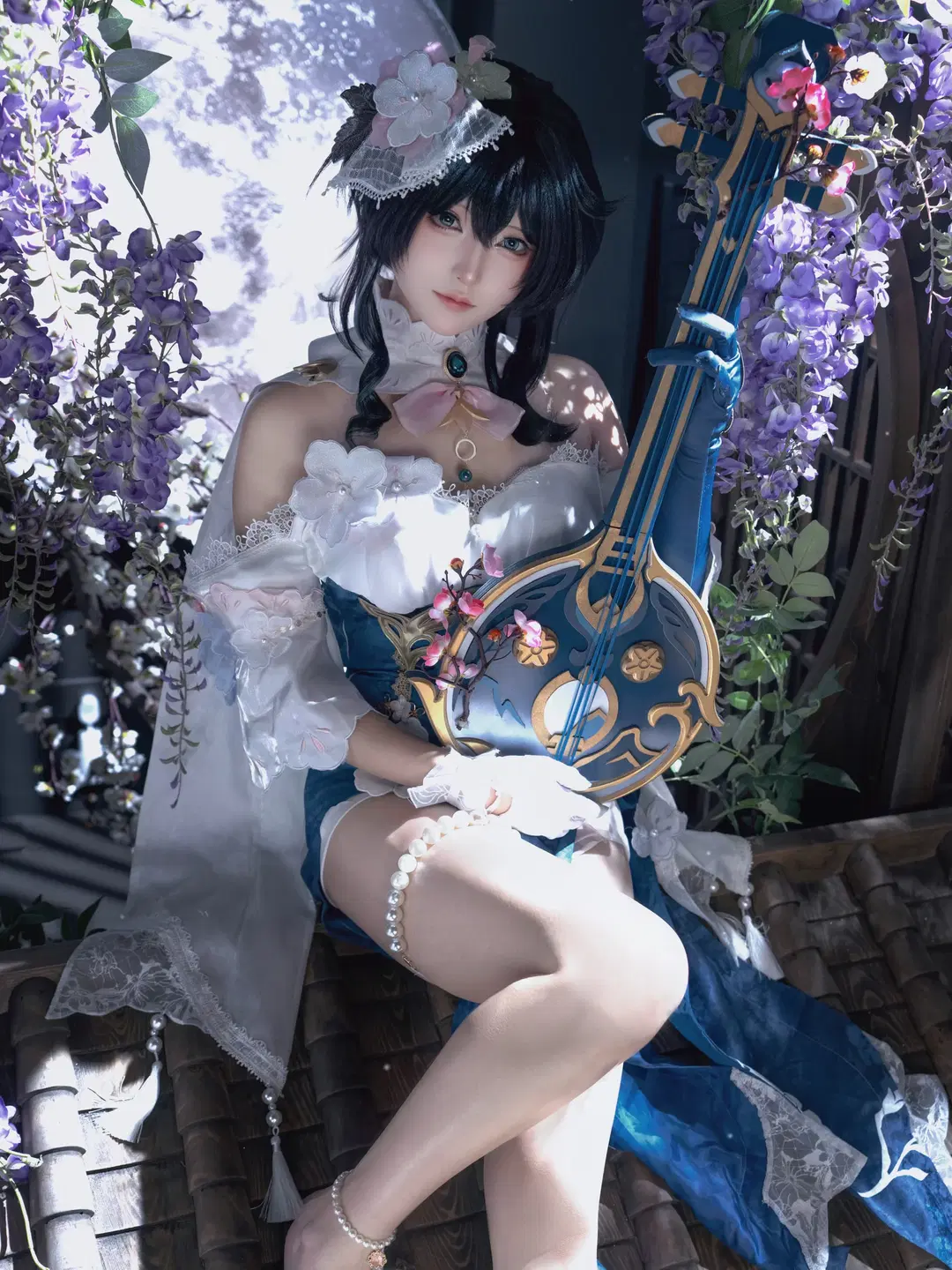 崩坏星穹铁道, 二次元cosplay, 阮梅cos, 游戏角色cos, 紫藤花cos