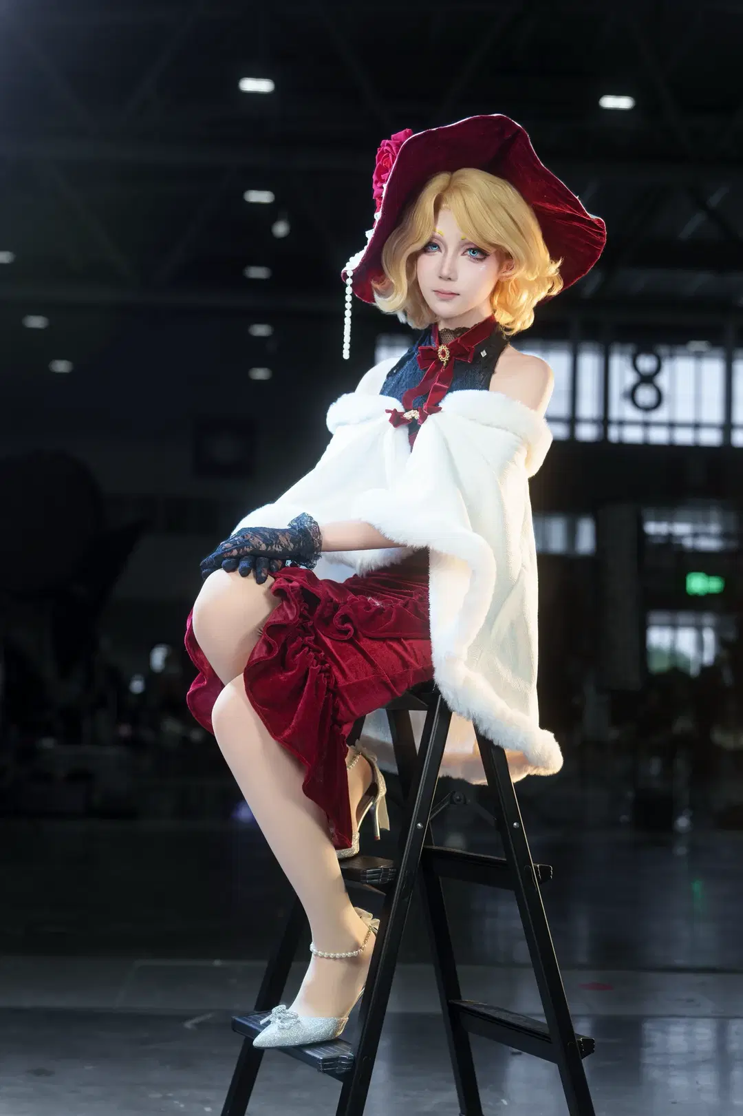 cosplay, 漫展返圖, 第五人格, 白絲, 法羅女士cos