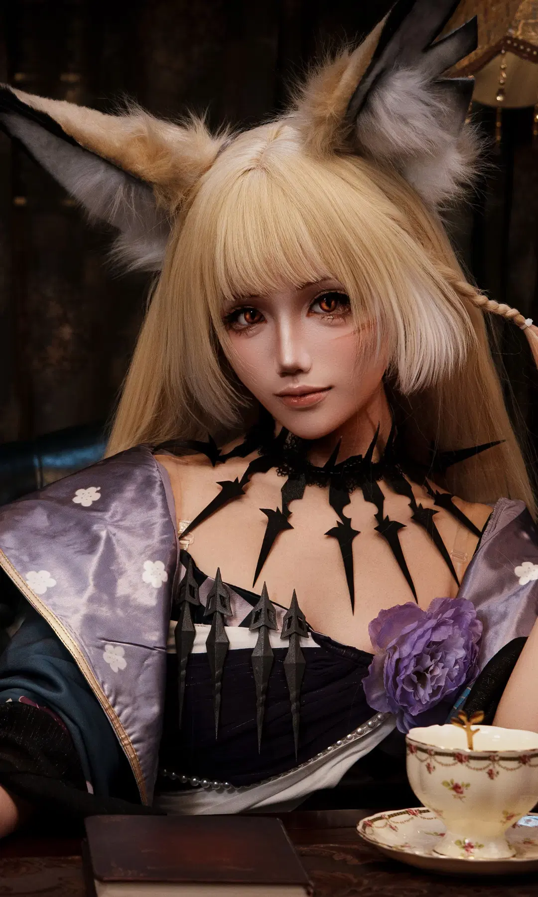 cosplay, Japanese style, Arknights, Animal ears, Vulpisfoglia cosplay