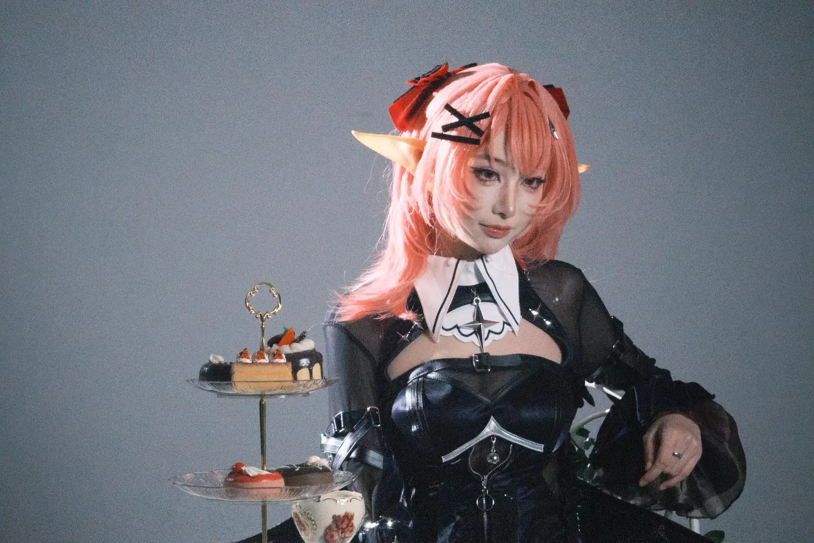 【レミエール コスプレ】『ゼンレスゾーンゼロ』ダークなゴシック風：メイキング写真公開 - K_shiki - 3枚目