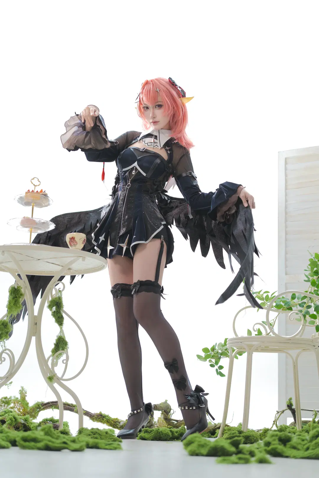 ゼンレスゾーンゼロ, 二次元コスプレ, 黒ストッキング, ゲームコスプレ, レミエール コスプレ