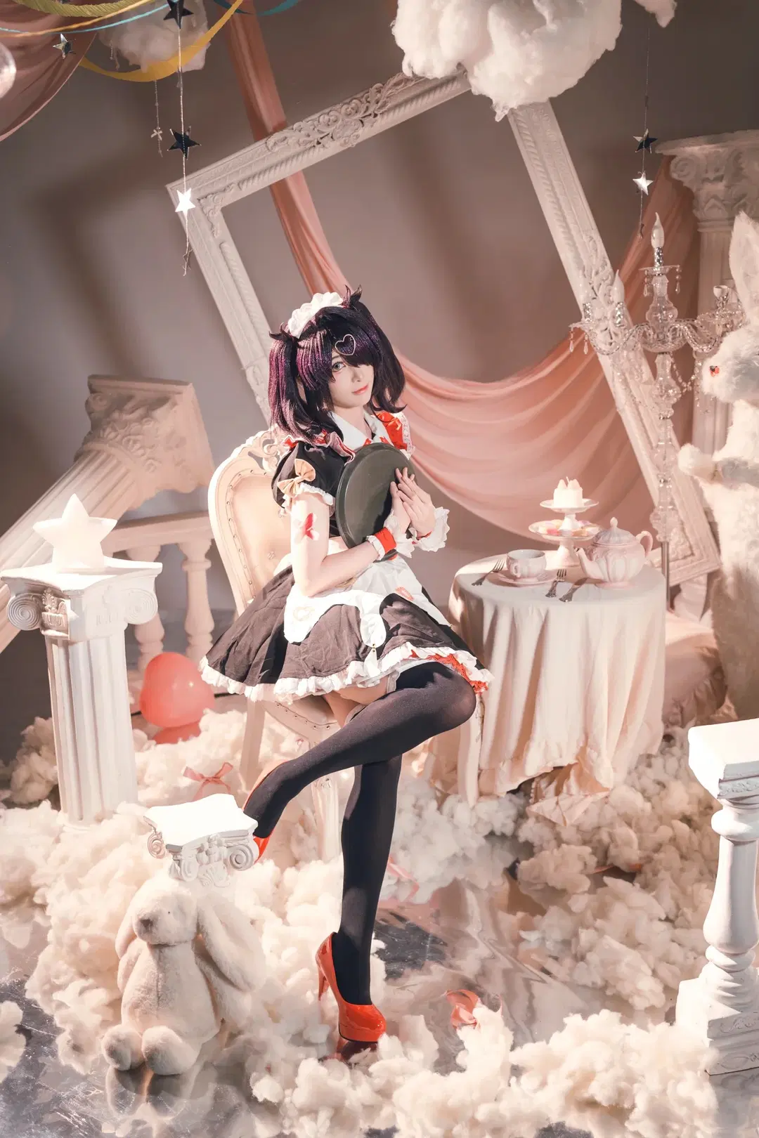 [Tangtang cosplay] NEEDY GIRL OVERDOSE Maid Outfit Unveiled by K_shiki - Image 2