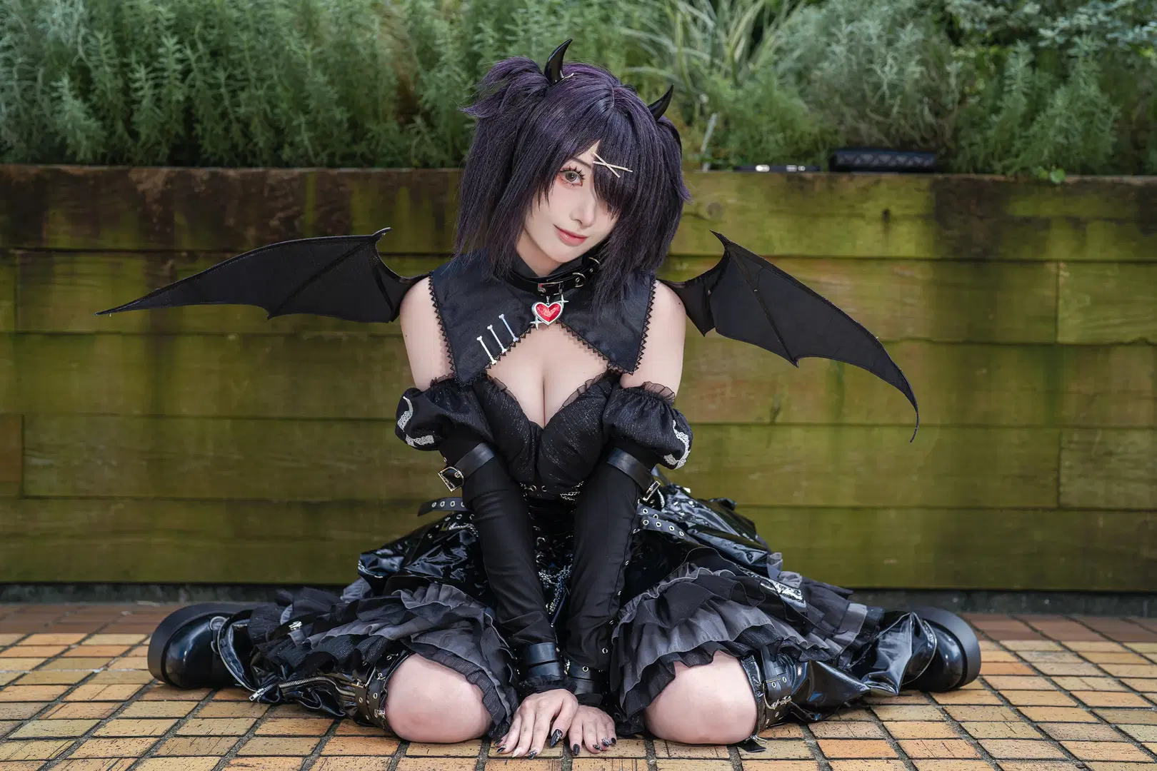 【糖糖 コスプレ】NEEDY GIRL OVERDOSE 小悪魔系アコスタ速報写真 - K_shiki - 3枚目
