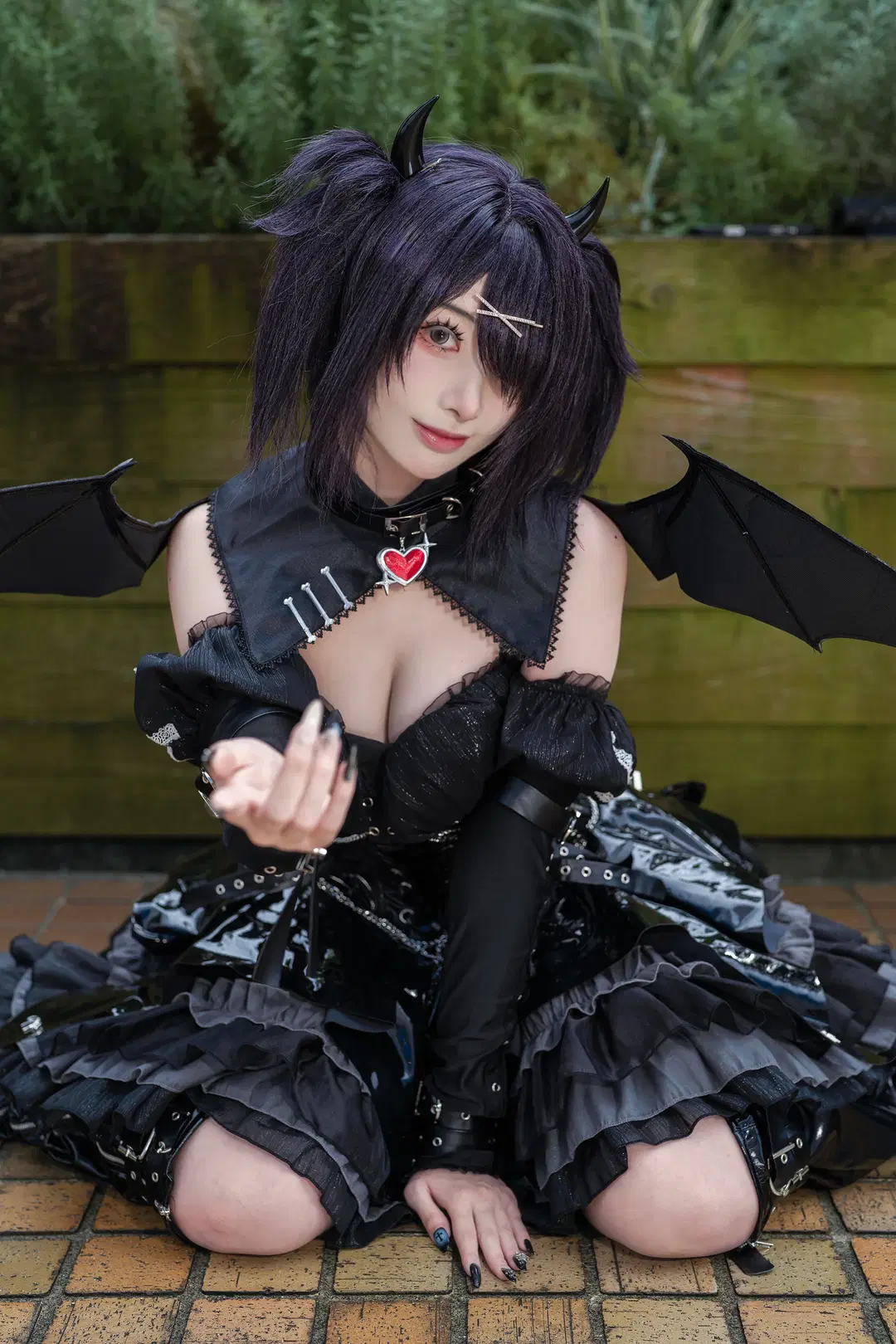 【糖糖 コスプレ】NEEDY GIRL OVERDOSE 小悪魔系アコスタ速報写真 - K_shiki - 4枚目