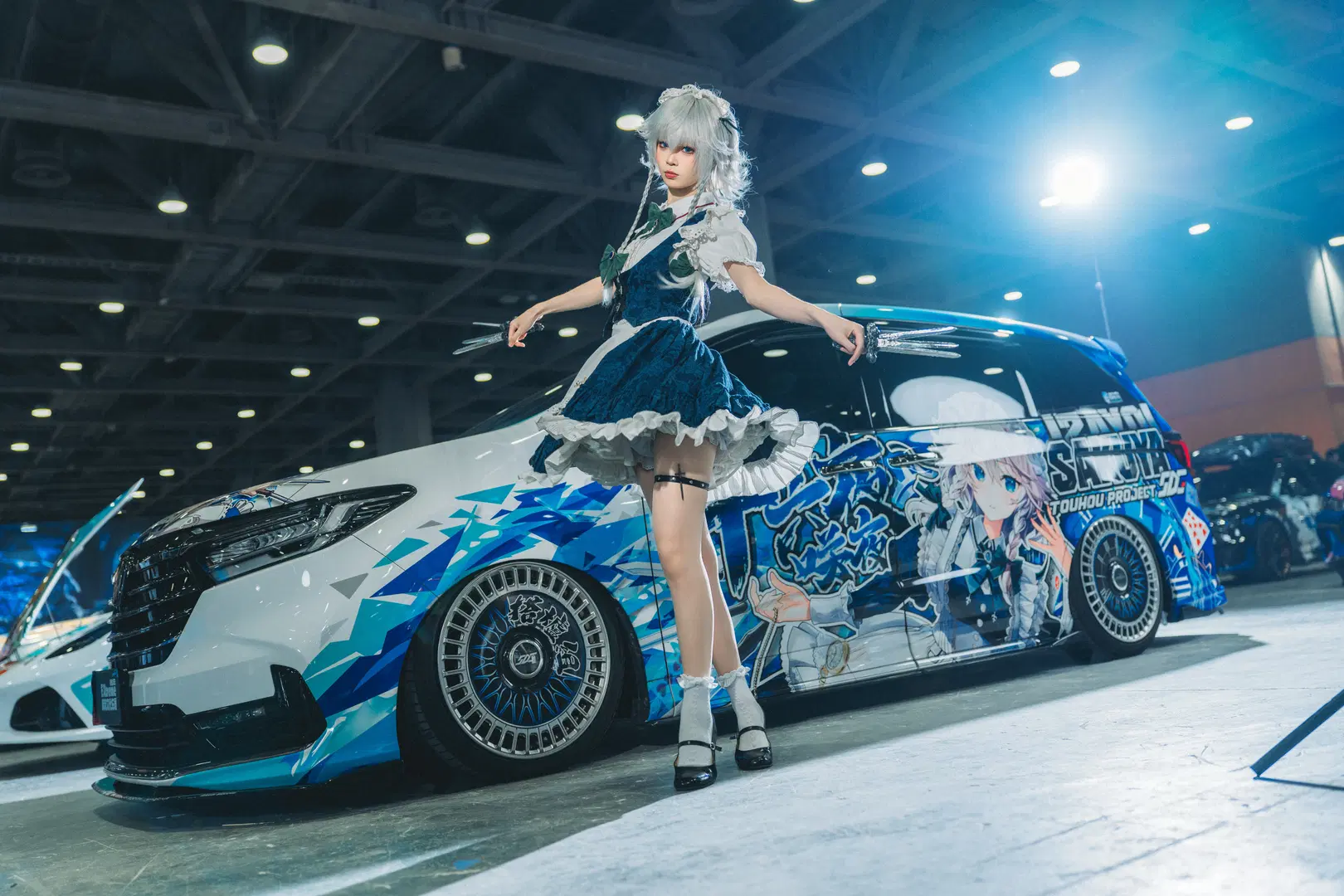 东方project, 萤火虫漫展, 女仆装, 痛车, 十六夜咲夜cos