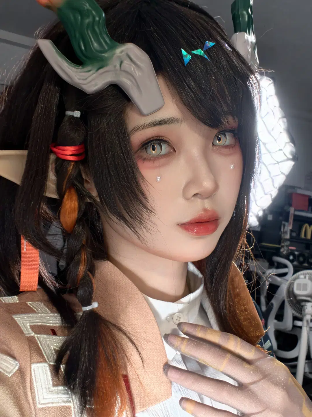 【頡cos】明日方舟神性妝容與還原瞳分享 - 阿蛋阿蛋蛋- - 第5張
