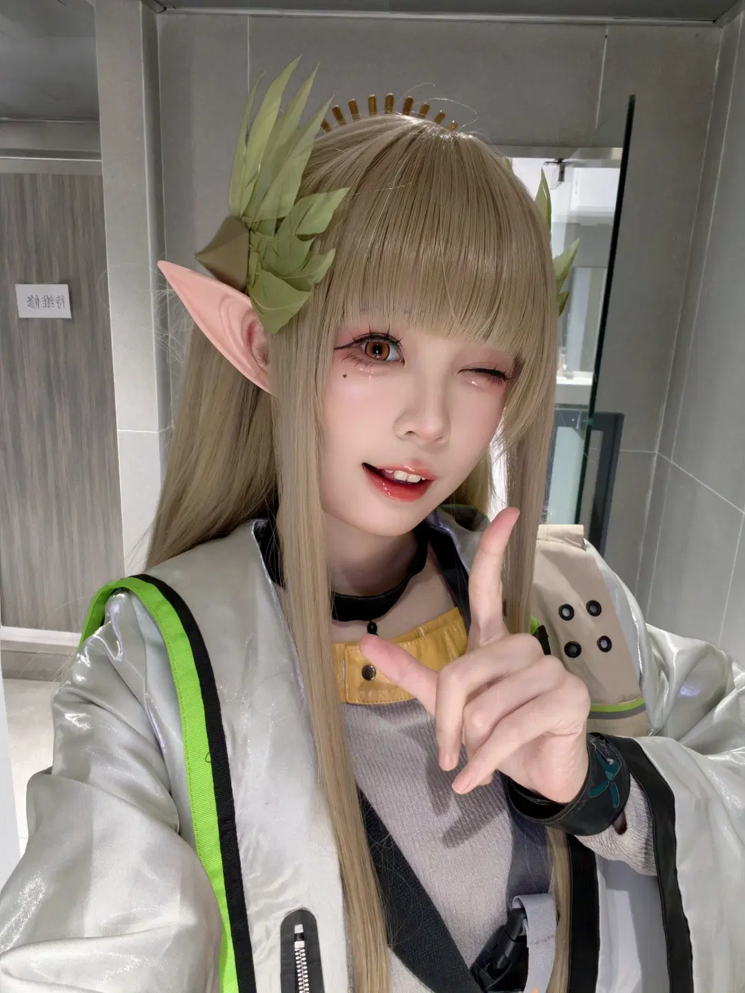 二次元, コスプレ, アークナイツ, エルフ耳, ミュルジスのコスプレ