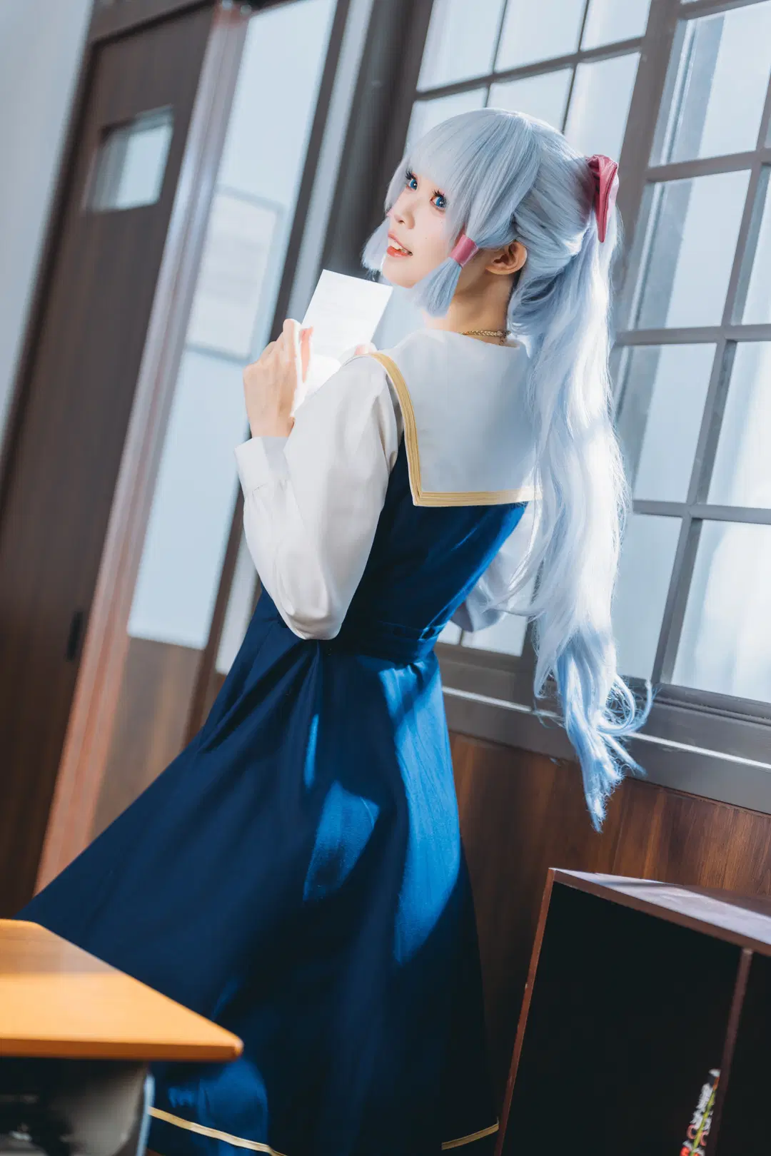【神里绫华cos】同桌的绫华现代paro，昭和感与生日蛋糕的相遇 - 阿蛋阿蛋蛋- - 第4张