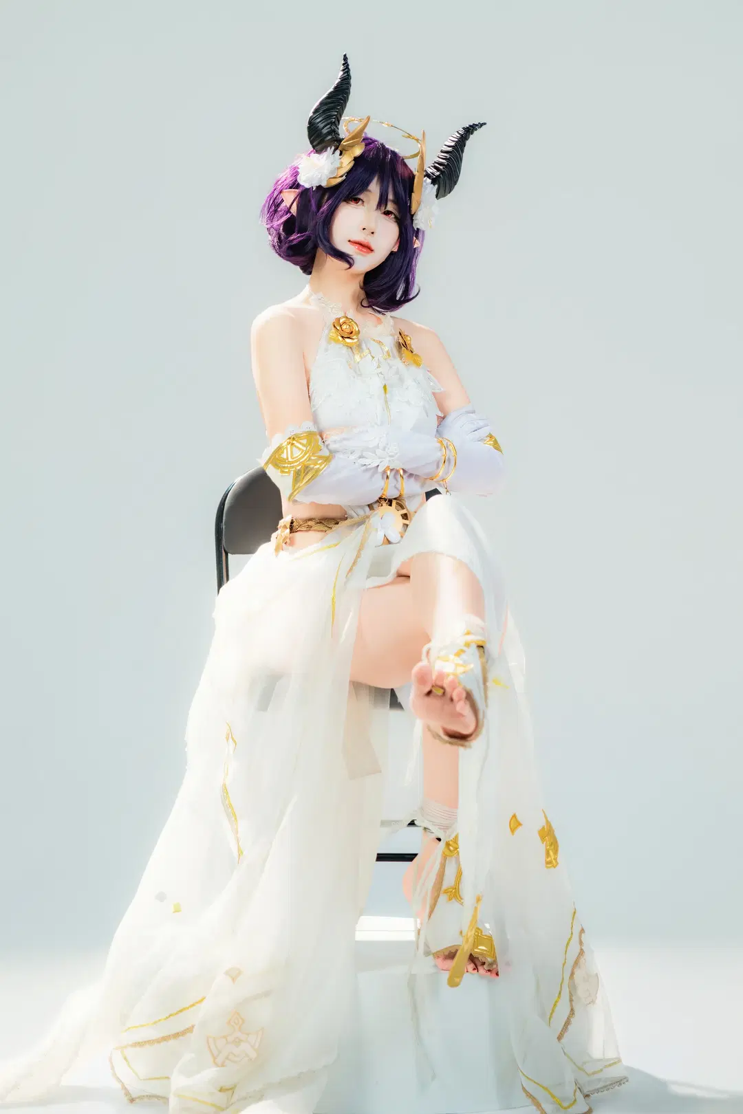 【龙姬cos】碧蓝幻想古蕾娅白棚拍摄记录 - 幻影消失 - 第4张