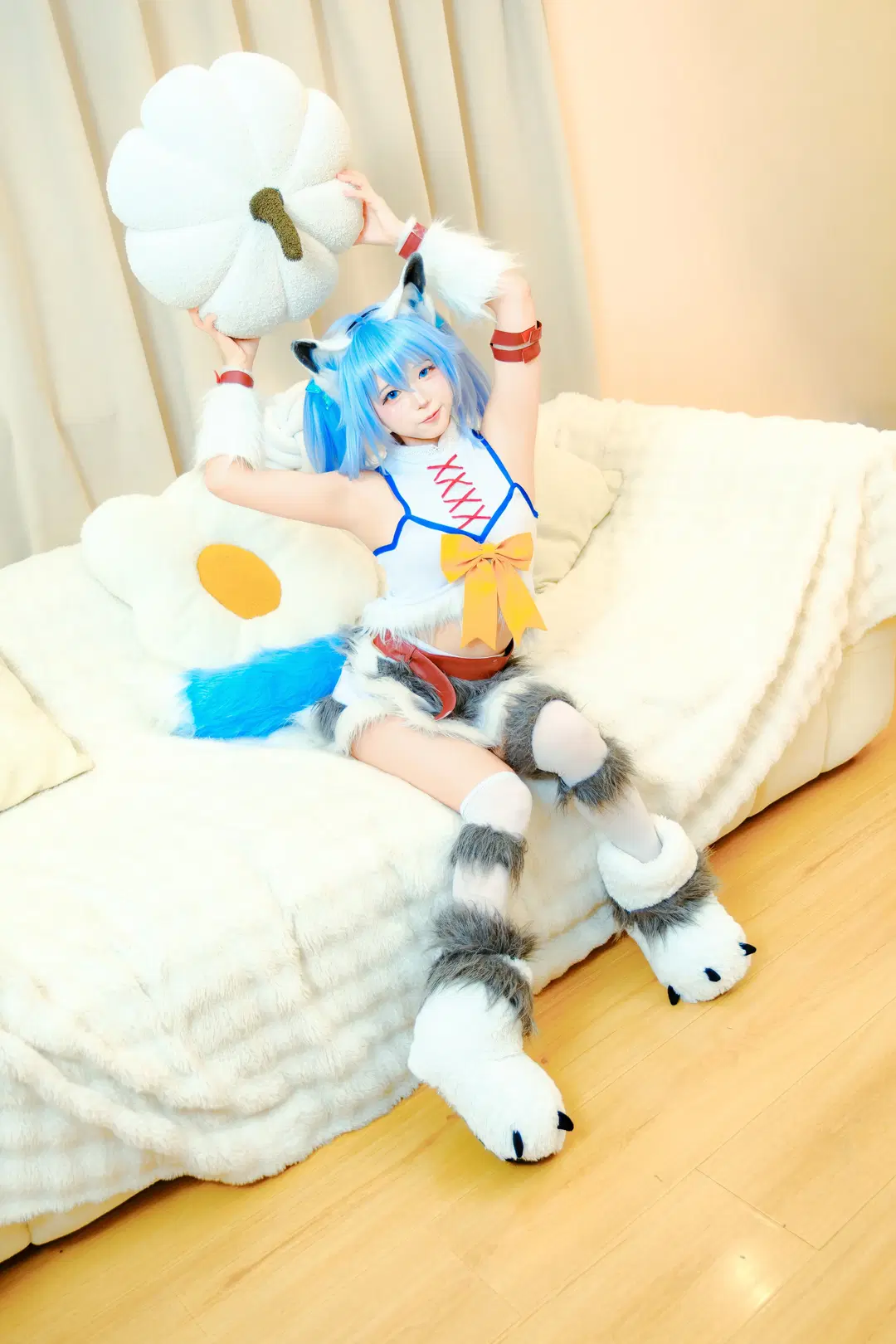 [Setsuna cosplay] Redo of Healer: Kemonomimi girl Bedroom Shoot Log by 幻影消失 - Image 8