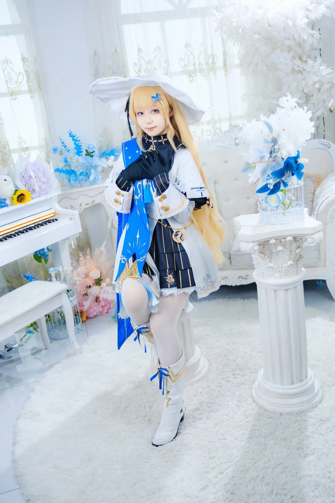 フィービー コスプレ, 鳴潮, 二次元, 白ストッキング, ゲームコスプレ