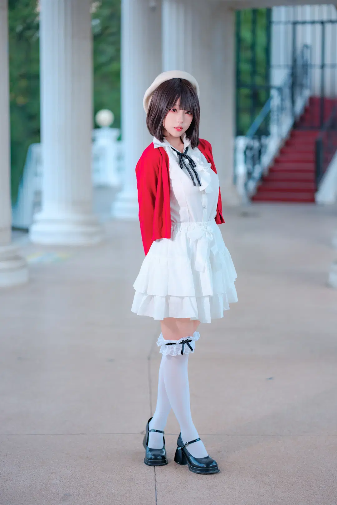 【加藤恵コスプレ】『冴えない彼女の育てかた』朝陽公園の夜景で魅せる「聖人恵」 - 幻影消失 - 12枚目