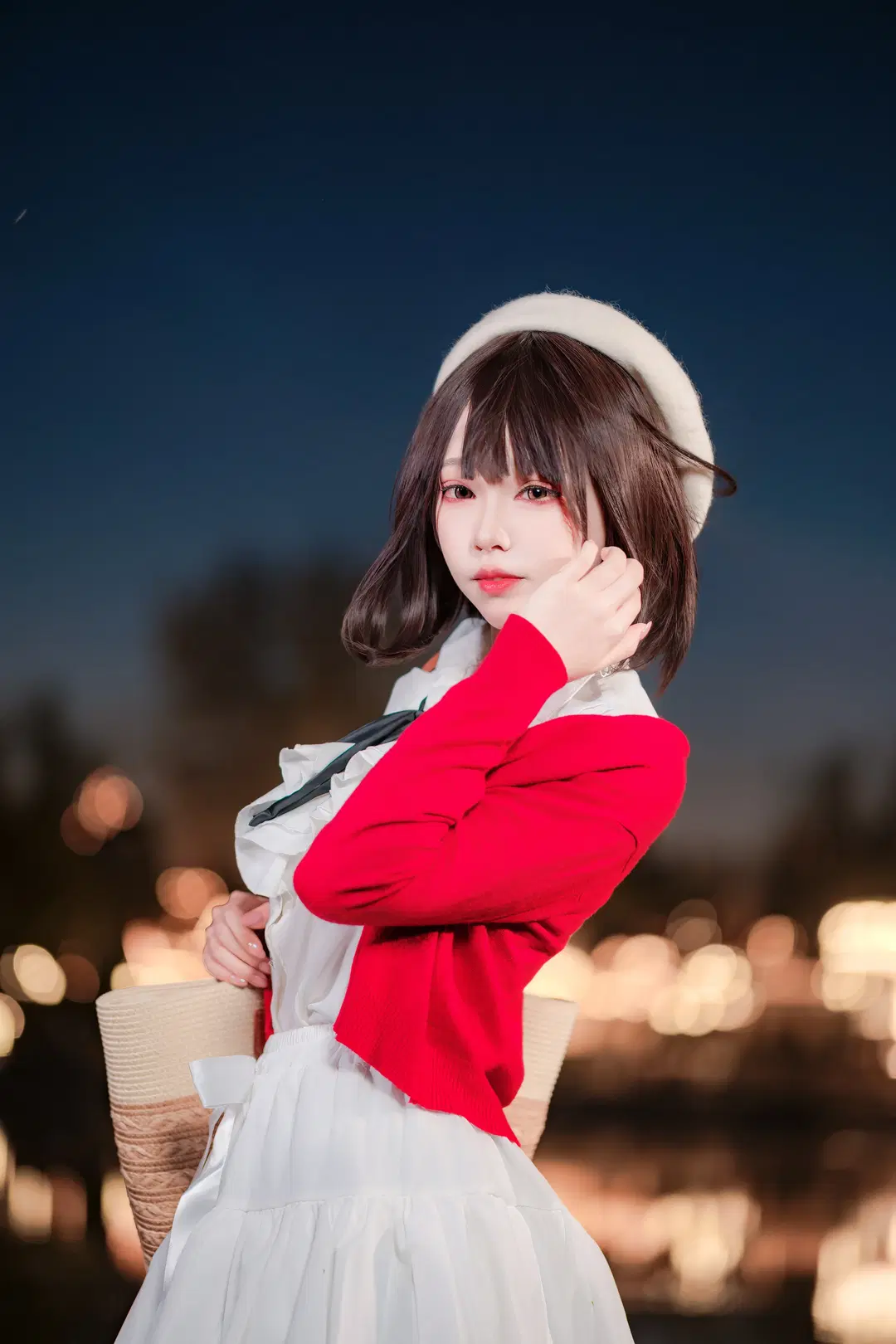 【加藤恵コスプレ】『冴えない彼女の育てかた』朝陽公園の夜景で魅せる「聖人恵」 - 幻影消失 - 2枚目