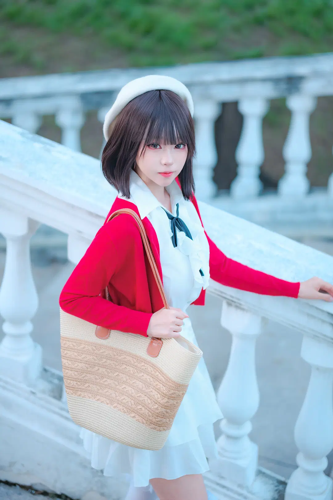 【加藤恵コスプレ】『冴えない彼女の育てかた』朝陽公園の夜景で魅せる「聖人恵」 - 幻影消失 - 4枚目
