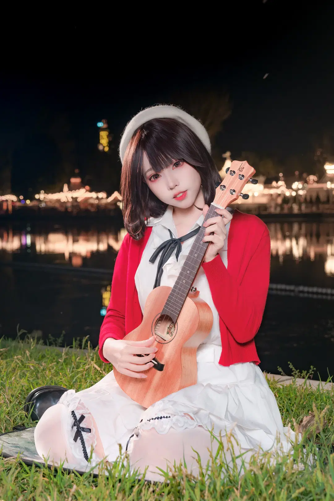 【加藤恵コスプレ】『冴えない彼女の育てかた』朝陽公園の夜景で魅せる「聖人恵」 - 幻影消失 - 8枚目