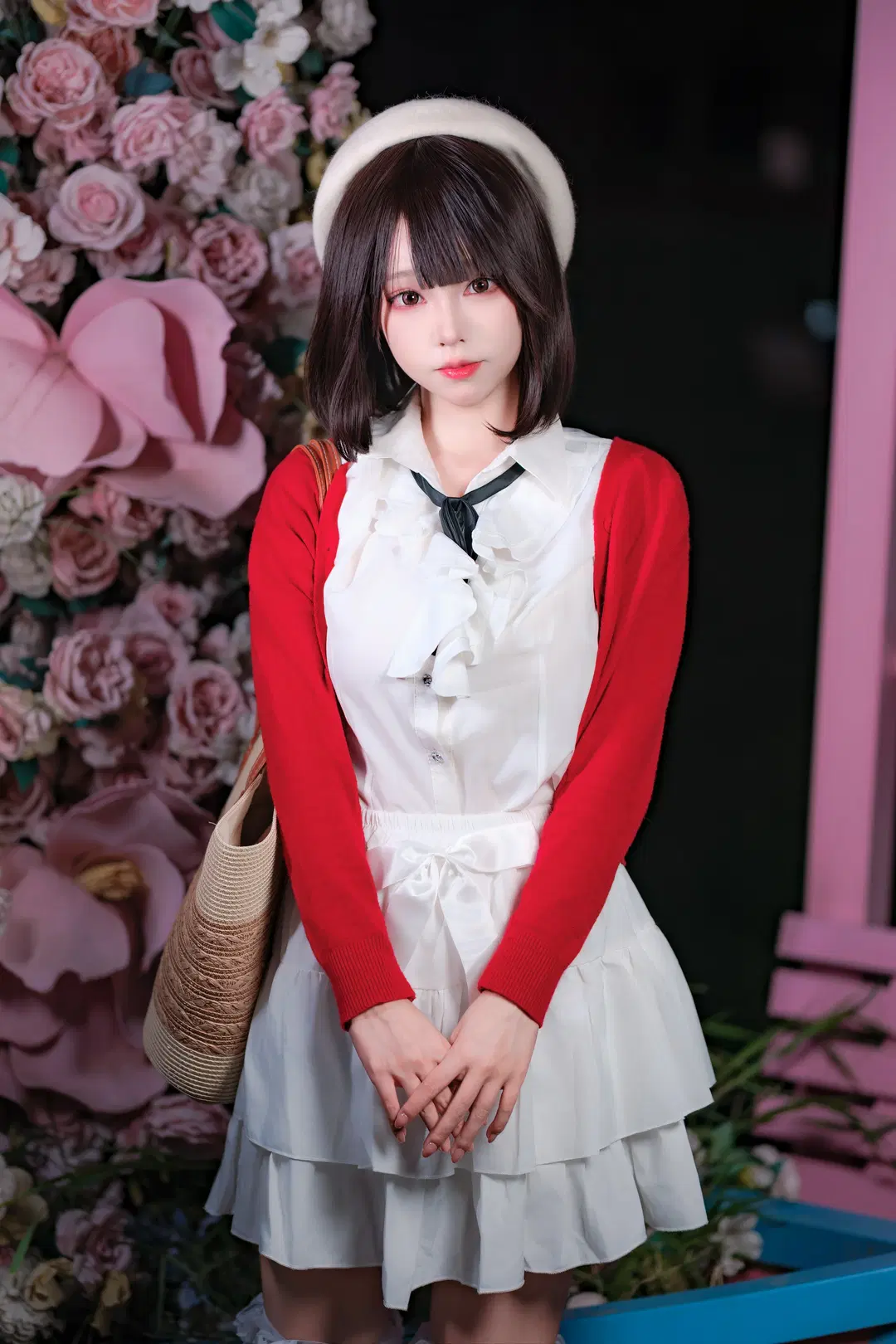 【加藤恵コスプレ】『冴えない彼女の育てかた』朝陽公園の夜景で魅せる「聖人恵」 - 幻影消失 - 9枚目