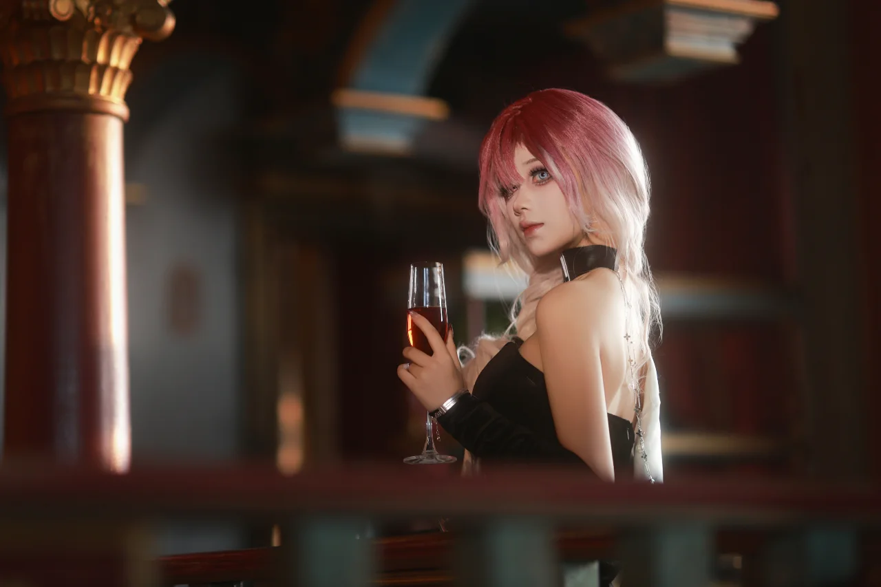 【瑟琳cos】无期迷途夜华如昼，光影下的暗调美学 - 韩fufufu - 第7张