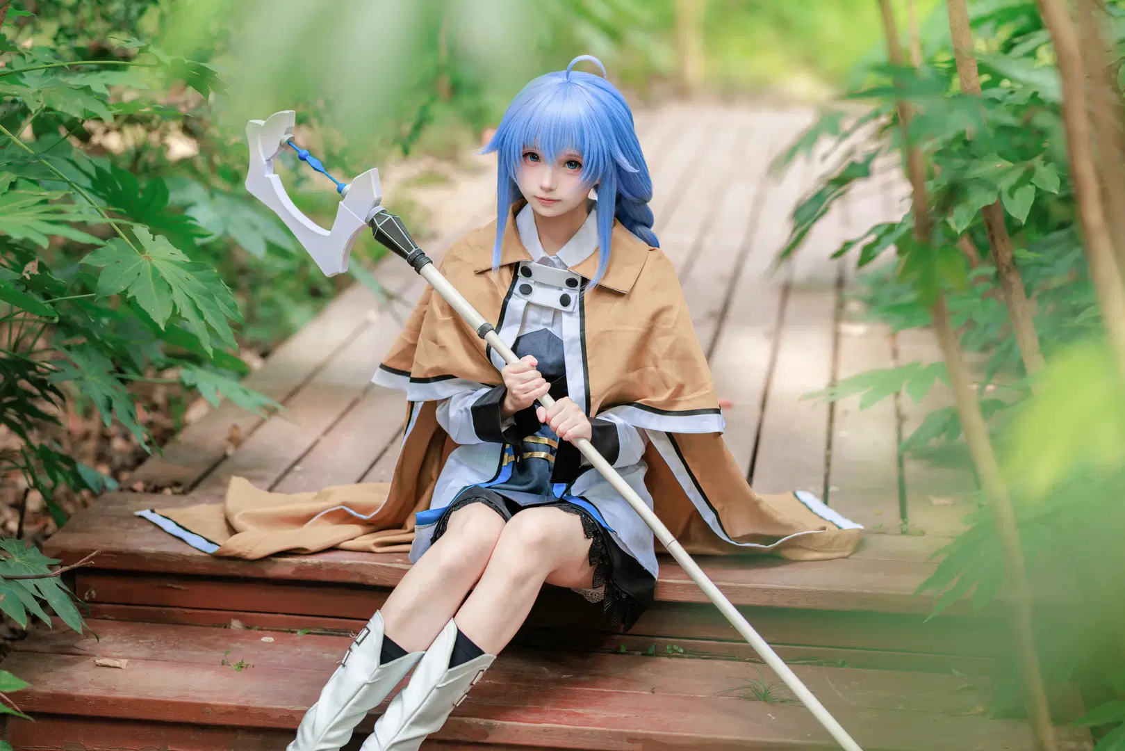 cosplay, 洛琪希cos, 无职转生, 魔法师cos, 丝袜