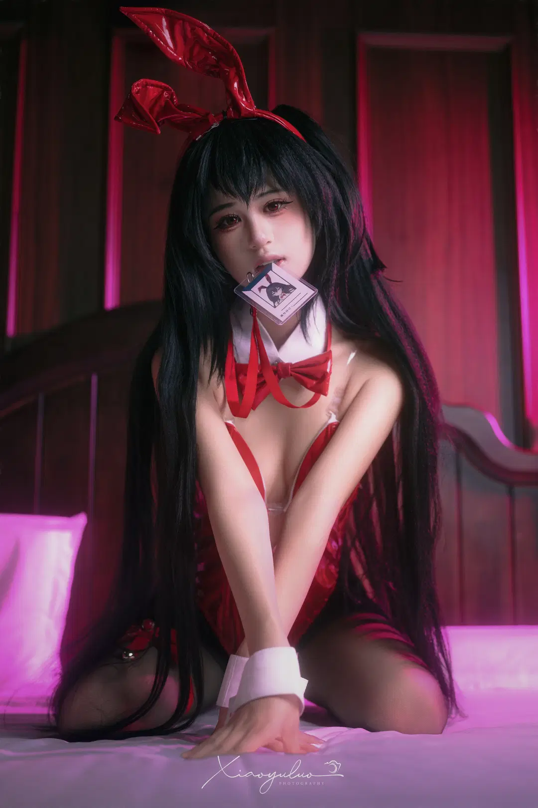 【大鳳コスプレ】『アズールレーン』赤いエナメルバニーガールのBarナイトクルーズ - Relike雨落（接后期） - 3枚目