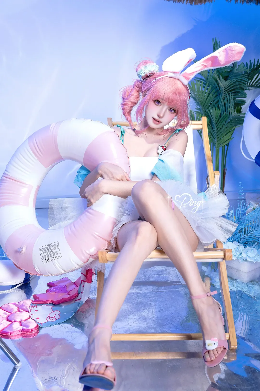 王者荣耀, 公孙离cos, 公孙离蜜橘之夏, 公孙离HelloKitty, 阿离 - 第1张