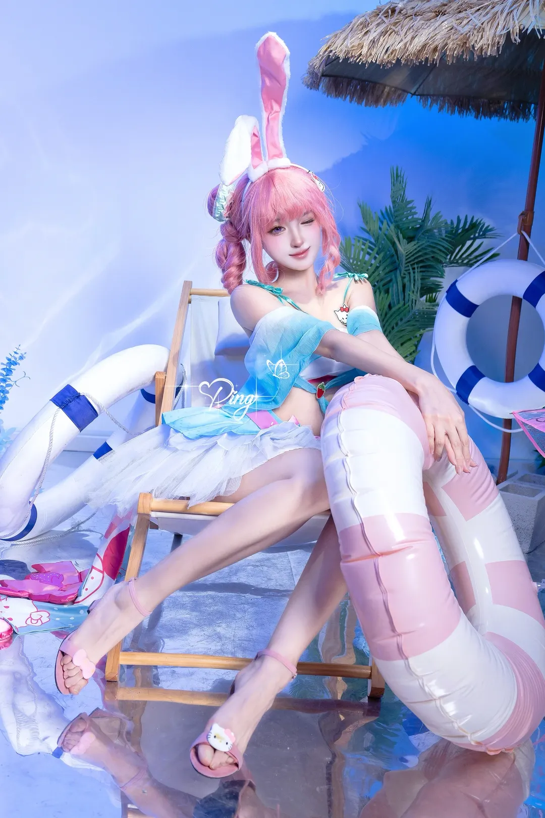 王者荣耀, 公孙离cos, 公孙离蜜橘之夏, 公孙离HelloKitty, 阿离 - 第2张
