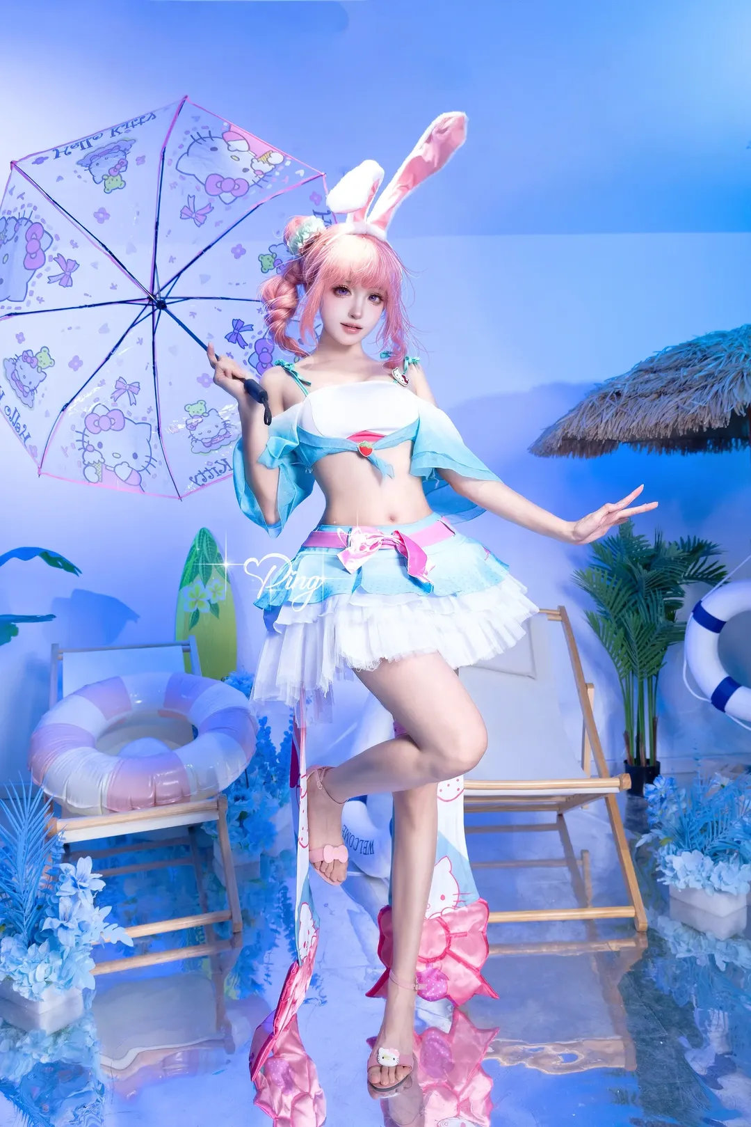 王者榮耀, 公孫離cos, 公孫離蜜橘之夏, 公孫離HelloKitty, 阿離