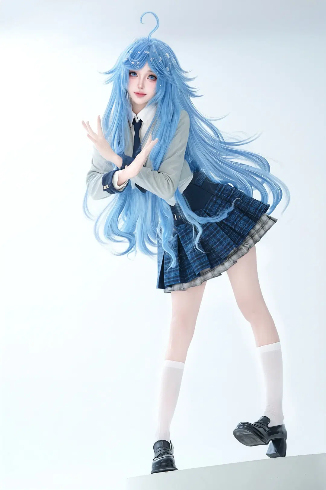 【ドリア コスプレ】オナー・オブ・キングス フラッシュプロジェクト、アクアブルーの夢幻的な少女 - 宅宅平 - 2枚目