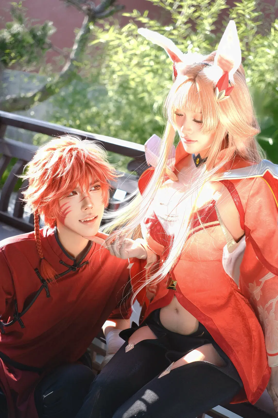【公孙离裴擒虎cos】王者荣耀虎离组合，本命英雄的园林出片记录 - 宅宅平 - 第3张