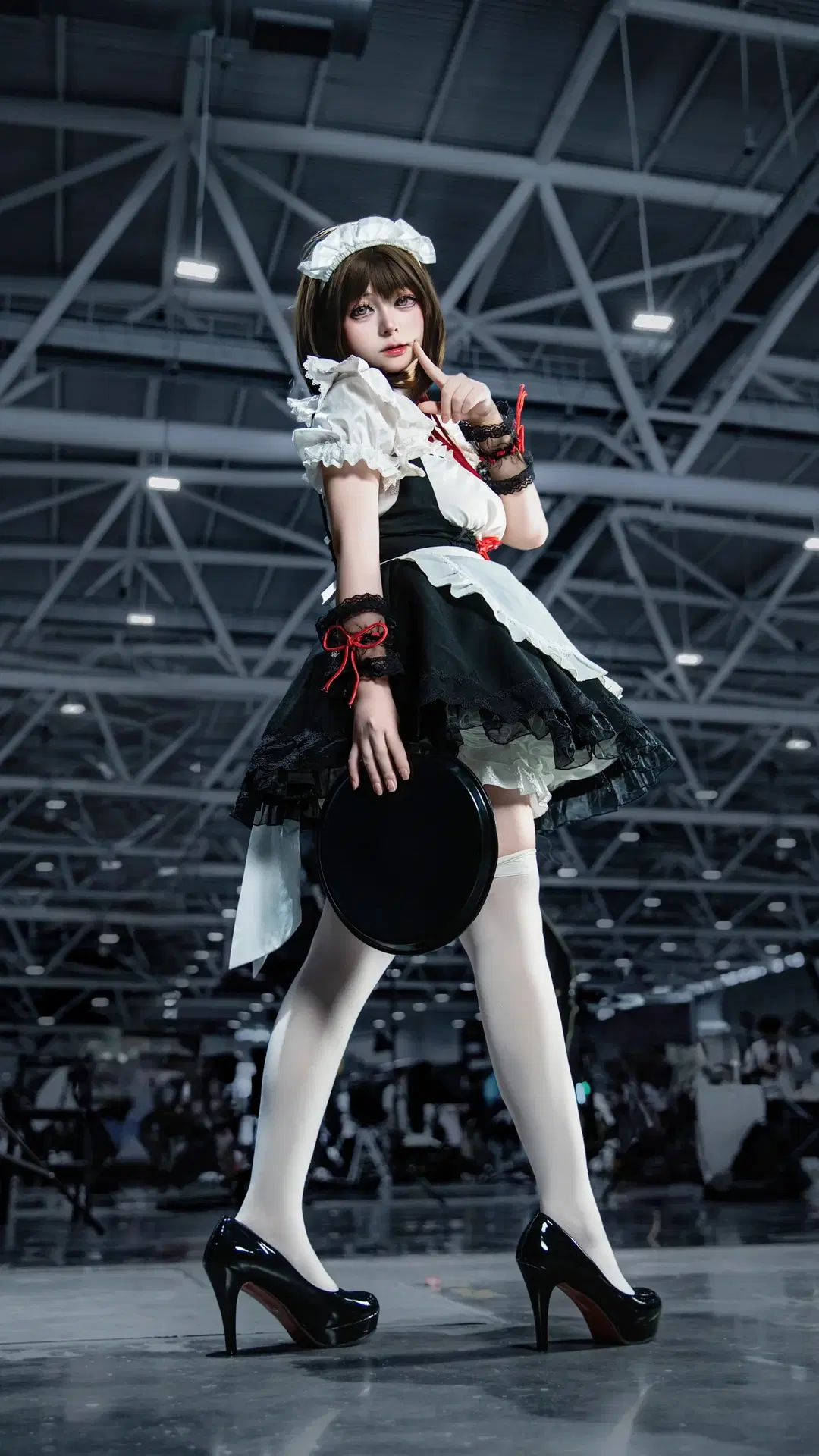 cosplay, 女仆装, 白丝, 加藤惠cos, 路人女主的养成方法