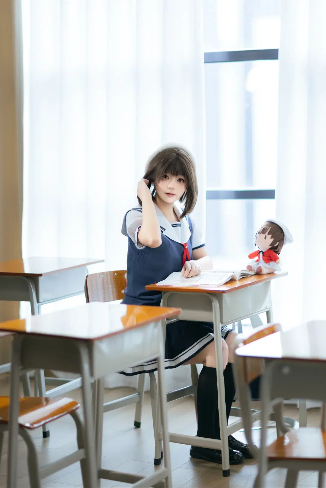 【加藤恵コスプレ】冴えない彼女の育てかた、夏服バージョンの再現 - 初惠 - 2枚目