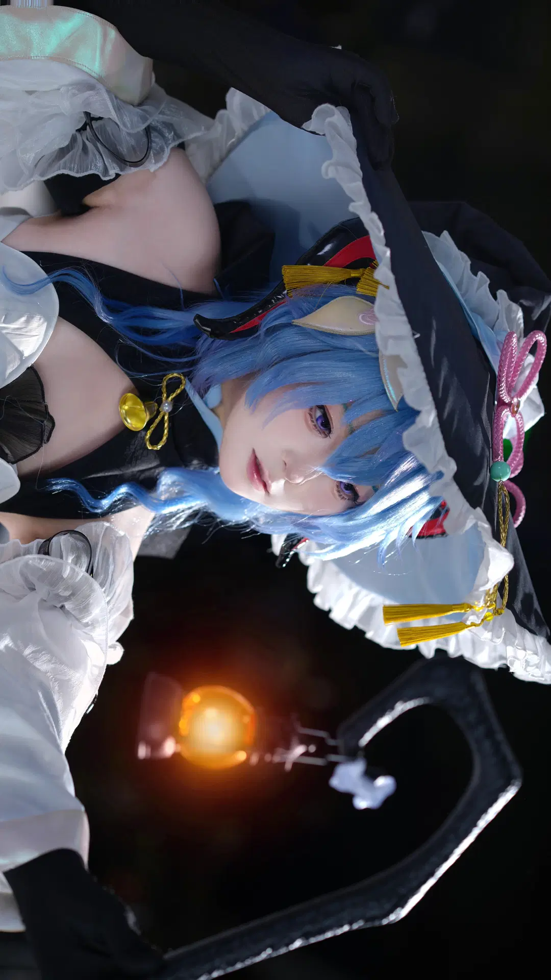 【甘雨cos】原神小魔女的暗夜降臨 - 初惠 - 第2張