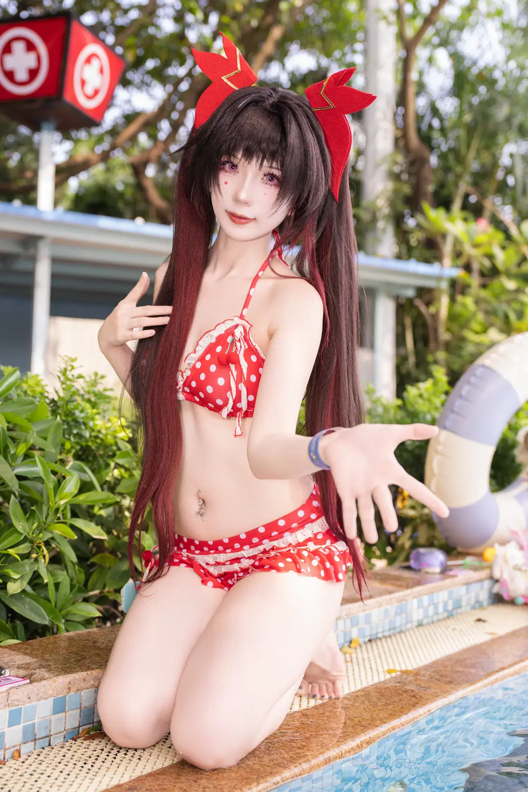【花火cos】崩壞星穹鐵道夏日泳裝，長隆水上樂園的清涼之旅 - 桌了个子（摄影版） - 第3張