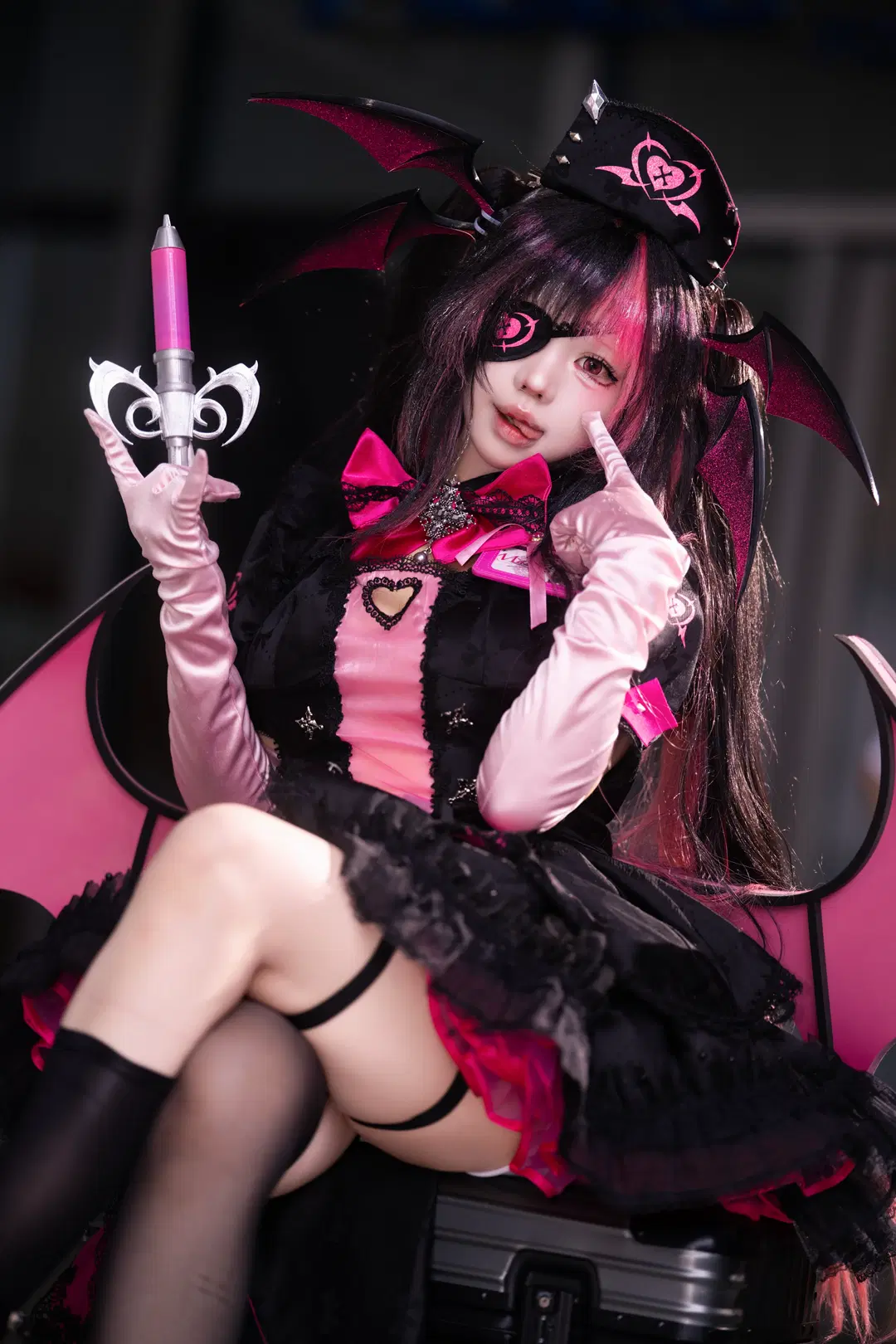 cosplay, 漫展返图, 黑丝, cpg08, 黑粉哥特