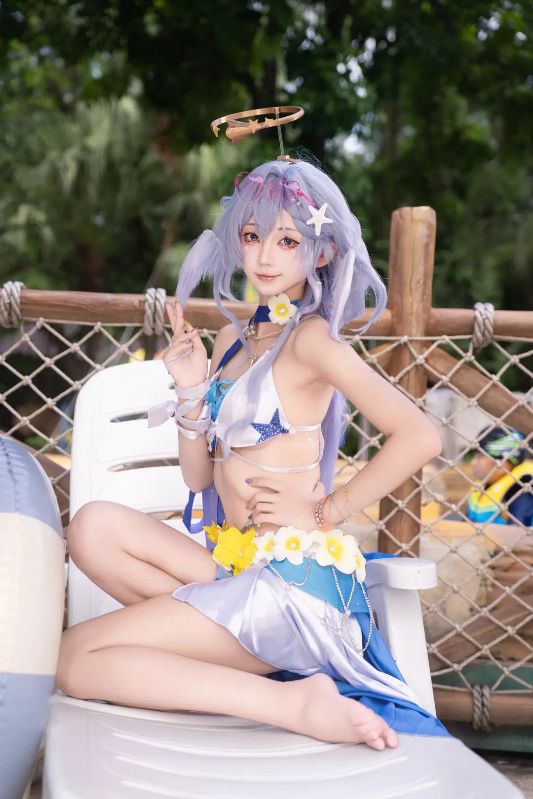cosplay, 泳装, 长隆水上乐园, 知更鸟cos, 夏日写真