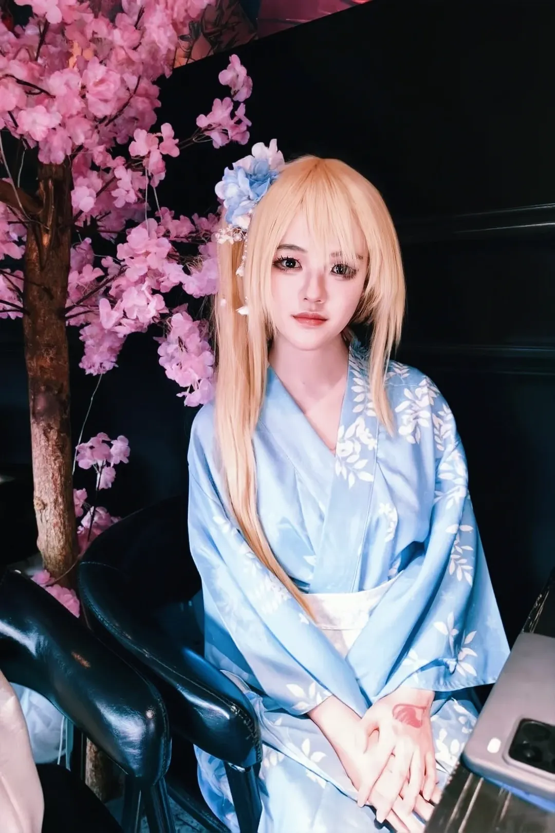 樱花, 和服, cosplay摄影, 妖精的尾巴, 露西哈特菲利亚cos - 第6张