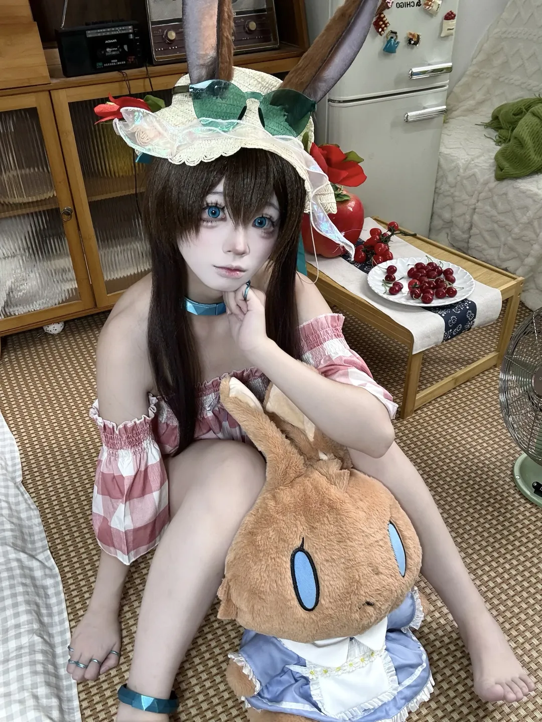 夏日穿搭, 阿米娅cos, 元气少女, 兔耳少女, 复古家居 - 第4张