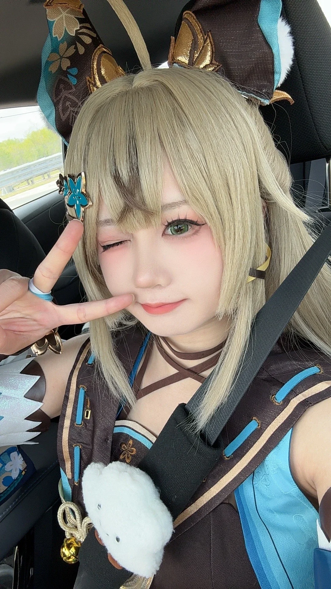 原神, cosplay, 二次元cos, 绮良良cos, 兽耳cos