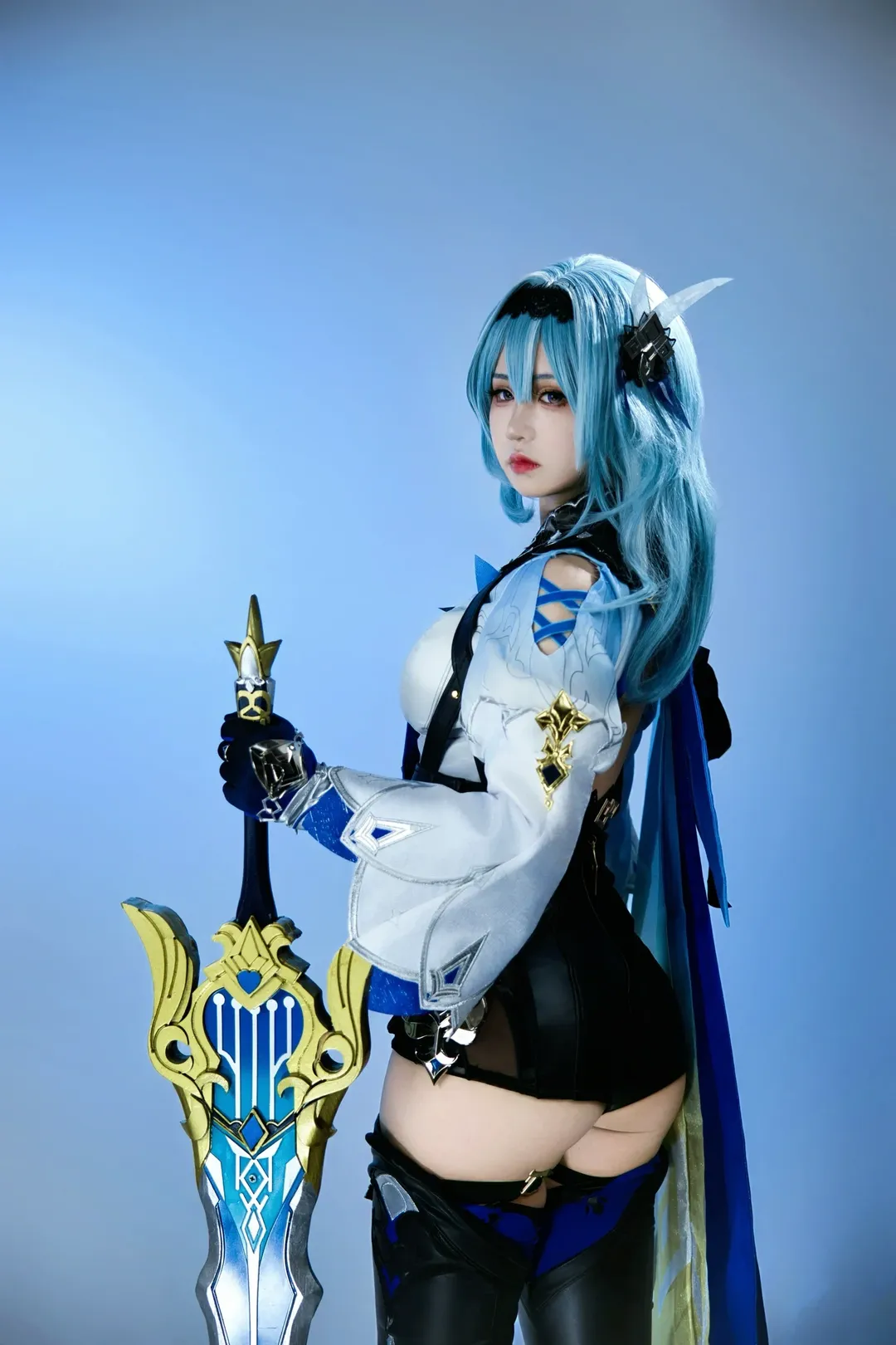 原神, cosplay, 优菈cos, 贴脸, 冷艳 - 第2张