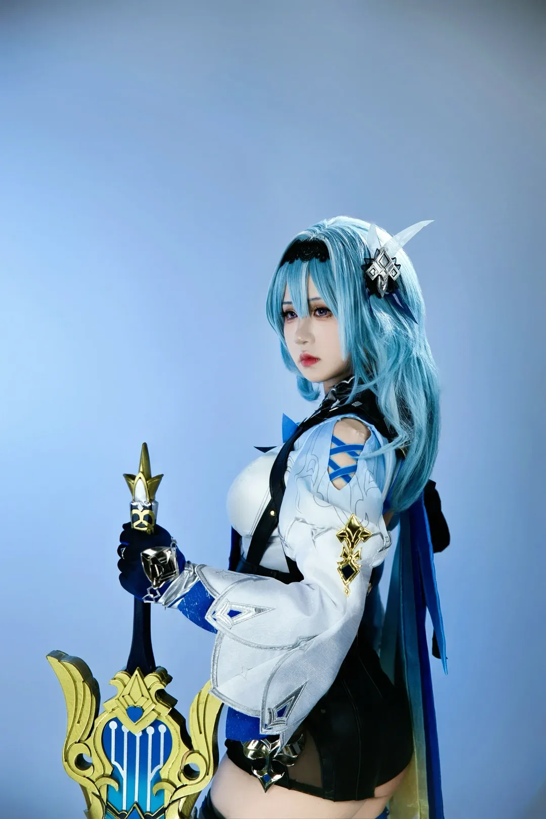 原神, cosplay, 优菈cos, 贴脸, 冷艳 - 第3张