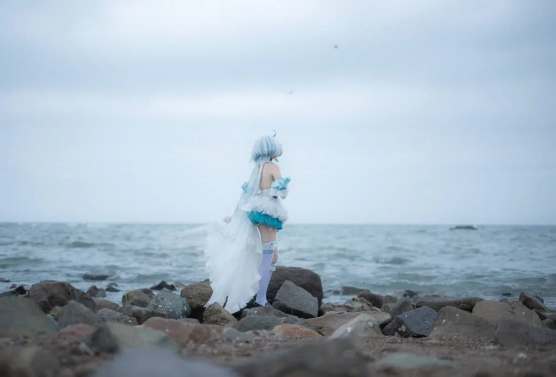 【芙宁娜cos】原神水族馆与青岛海边正片，我的故事已然落幕 - mile7758 - 第10张